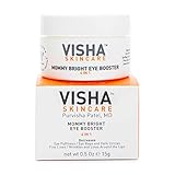 Visha Skin Care Mommy Bright Eye Booster - Safe for Pregnant and Nursing Women to Dramatically Reduce Eye Puffiness and Minimize the Appearance of Dark Under-Eye Circles
