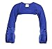 ScratchMeNot Flip Mitten Sleeves - Soft Stay On No Scratch Mitts - Solid Blue