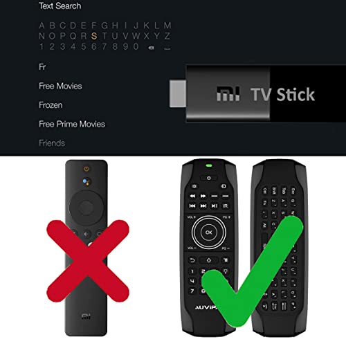 AuviPal G9F Backlit Mini Bluetooth Keyboard, Replacement Remote Control