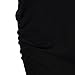 MissQee Maternity Shirt Side Button and Ruched Maternity Tunic Tops Maternity Short Sleeve T-Shirts (S,Black)