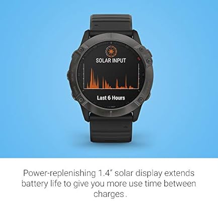 fenix 6 solar charging