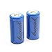 16340 Battery And Charger, 2pcs 16340 Rechargeable Lithium 3.7V CR123a Batteries with Dual Charger for Camera