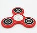 HeyTech Hand Spinner Fidget Toy 3 Inch EDC High Speed Spins Ceramic Bearing Ceramic Bearing For Anxiety, Focusing, ADHD, Autism(Red)