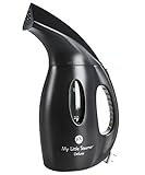 Joy Mangano MLSDELUXE00102 Little Steamer Deluxe, Black