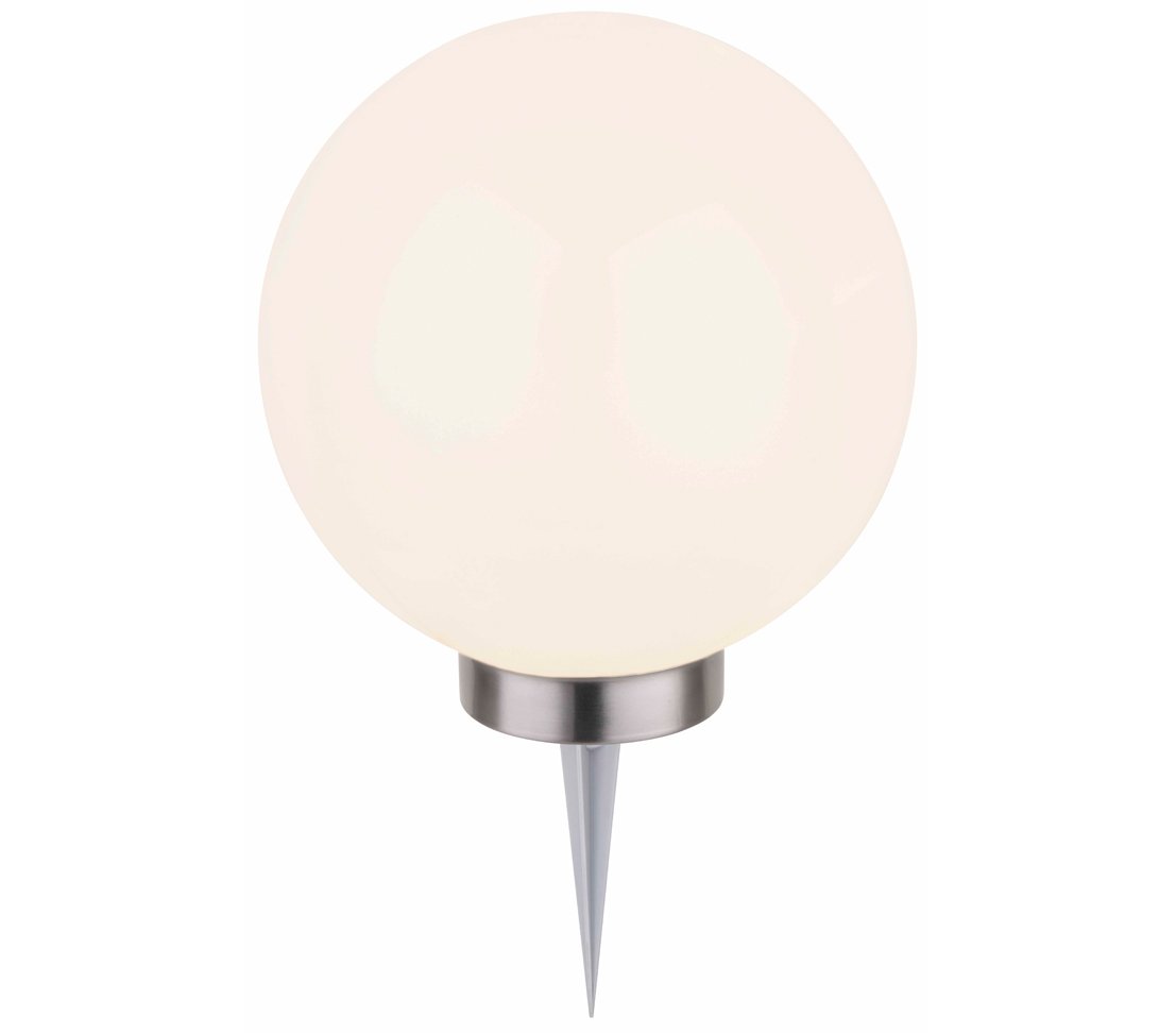 Dehner Solar Light Ball with Spike and Colour Changing, Diameter 20 cm, Plastic