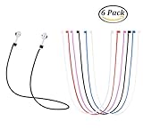 AirPods Strap, Soft Silicone Sport Earphones Anti-lost Strap, Colorful Wire Cable Connector For Apple Airpods Wireless Bluetooth Earphones (Never Lose Your AirPods)