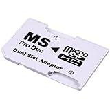 UCEC Dual Slot Micro SD/SDHC to Memory Stick Pro Duo Adapter for PSP Sony