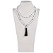 CAT EYE JEWELS 8mm Mala Beads Necklace Yoga Meditation 108 Hand Knotted White Howlite Japa Mala Buddhist Prayer Beads Tassel Necklace Healing Lava Rock Beads Diffuser Bracelet