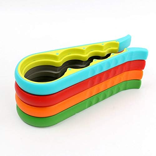 GUANGDA 4 in 1 Multifunction Screw Cap Jar Bottle Wrench Creative Gourd-Shaped Can Opener Screw Kitchen Tool (Green)