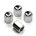 Pontiac Trans Am Black Logo Chrome Tire Stem Valve Caps