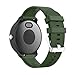Junboer Compatible Vivoactive 3 Watch Band, 20mm Soft Silicone Replacement Strap for Garmin Forerunner 645 Music/Vivoactive 3 Music/Samsung Galaxy Watch 42mm/ Galaxy Watch Active 40mm Smartwatches