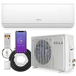 DELLA 12000 BTU Wifi Enabled 17 SEER2 Cools Up to