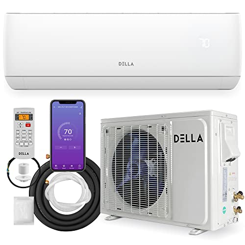 DELLA 12000 BTU Wifi Enabled 17 SEER2 Cools Up to