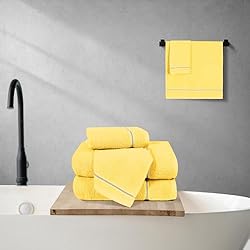 MyOwn Ultra Soft 6 Pack Cotton Towel Set, Contains