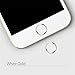 Pack of 4，PAMISO 0.4mm Home Button Sticker(support Fingerprint Indentification System Touch Id)for Iphone 5s Iphone 6 Iphone 6 Plus (Pack of 4)