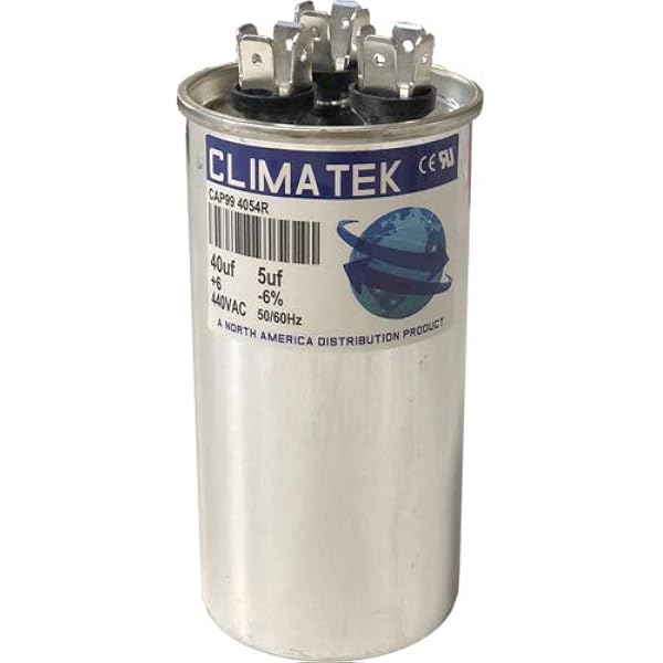 ClimaTek Round Capacitor - fits Genteq # D147086P16 | 40/5 uf MFD 370/440  Volt VAC: Amazon.com: Industrial u0026 Scientific