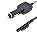 Lucco Car Charger Adapter Charge Unit for Microsoft Surface Book Intel Core i5 i7 PC Tablet