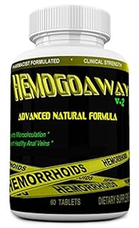 UPC 602589206493 product image for HEMOGOAWAY Natural Hemorrhoid Treatment and Pain Relief Pills. Clinical Strength | upcitemdb.com