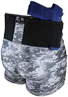 AC UNDERCOVER CAMO EDITION Concealed Carry Holster BRIEF Ref. 411 CAMO CCW SHORTS (GRAY, XXX-LARGE)