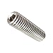 M2.5-0.45 x 3MM Socket Set Screws, Allen Socket Drive, Din 916, Stainless Steel A2, Full Thread, Bright Finish, Cup Point, Quantity 50