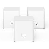 Tenda AX1500 Mesh WiFi 6 System Nova EX3 - Covers up to 3500 sq.ft - Whole Home WiFi 6 Mesh System - Gigabit Mesh Router for 80 Devices - Dual-Band Mesh Network - Replaces Wireless Router - 3-Pack