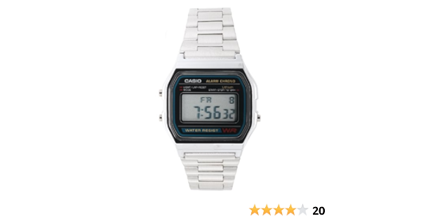 Amazon.com: Casio Men's Classic Watch #A158W-1 : Casio: Clothing, Shoes \u0026  Jewelry