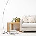 Eterbiz LED Floor Lamp Classic Standing Industrial Arc Light Contemporary Minimalist Tall Design Lamp Curved Lighting for Behind The Couch/Office/Work/Reading/Living Room and Bedroom