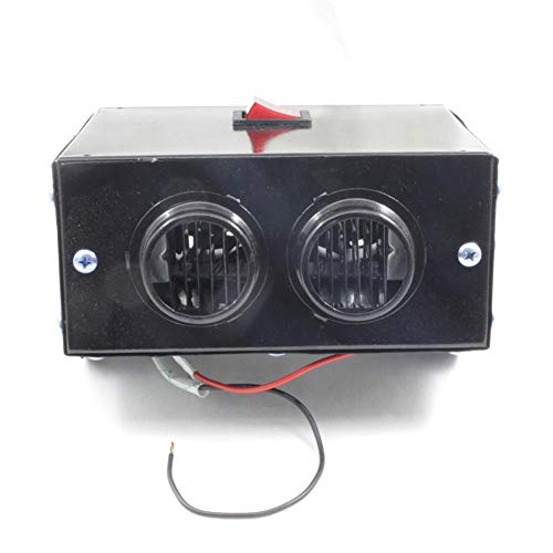 Kinbelle 12V 600W Car Fan Heater 2 Port Vehicle Heating Warmer Windscreen Defroster Demister Car Heater Defroster - Thumbnail 2