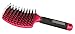 JPNK 2PCS Detangler Comb, Boar Bristle Hair Brush for Hair Oil Distribution. Curved for Scalp Massage. Vented For Faster Drying.