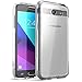 Galaxy J3 Emerge Case, [Scratch Resistant] i-Blason Clear [Halo Series] Samsung Galaxy J3 Eclipse/J3 Prime/J3 Mission/J3 2017/Sol 2/Amp Prime 2/Express Prime 2 Hybrid Bumper Case Cover (Frost/Clear)