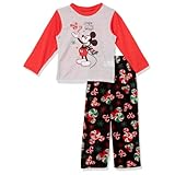 Disney Boys' Mickey Mouse 2-Piece Loose-Fit Pajamas