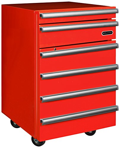 Whynter TBR-182RS Portable Tool Box Refrigerator with 2 Drawers and Lock, 1.8 cu. ft., Red