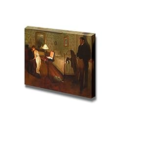 Interior (The Rape) by Edgar Degas - Canvas Print Wall Art Famous Painting Reproduction - 12" x 18"
