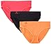Balanced Tech Women's Seamless Bikini 3 Pack - Orange/Pink Assorted - Large