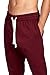 PROGO USA Men's Joggers Sweatpants Basic Fleece Marled Jogger Pant Elastic Waist (Small, Burgundy)