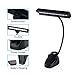 Hallomall 9 LED Clip On Music Stand Lights-3AA Batteries Included- Adjustable Cordless Portable Led Lamp for Mixing Orchestra Work Craft Table (Powered by AA Batteries, AC Adapter or USB Cable)