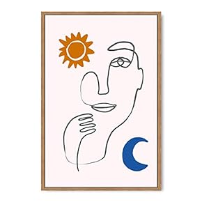 signwin Framed Canvas Wall Art Illustration Canvas Prints...