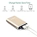 Lumsing Portable Charger 10050mAh Premium External Power Bank for SmartPhones Tablets(Gold)