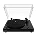 Fluance RT83 Reference High Fidelity Vinyl Turntable Record Player with Ortofon 2M Red Cartridge, Speed Control Motor, Solid Wood Plinth, Vibration Isolation Feet – Piano Blackthumb 1