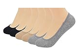Women's Coolmax No-Show Liner, Low Cut Sport Socks, Coolmax Casual Socks, by Keewen (6-Pack)