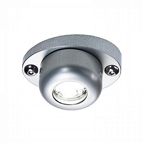 MarinersWarehouse Cabin Cabin Sailboat Spreader Uplight, Cool White LED 12/24V, 3.6W, 16° x 43°, Titanium Finish (MC6509UP)