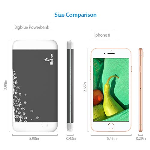 BigBlue 6000mAh Rechargeable Hand Warmer 3-in-1 Black - Thumbnail 6