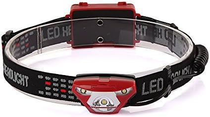 WattEDGE Super Bright LED Headlamp, 5 Mode Flashlight Headlight, Outdoor or Indoor Use, 160 Lumen Beam Lamp, Cree LED Light Torch - IRONMAN Style