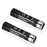 2Pack 3.6V 3000mAh Ni-Mh Replacement Batteries for Black and Decker Versapak Gold VP100 VP100C VP105 VP105C VP110 VP110C VP143 Vp142 Vp7240