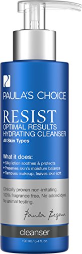 Paula's Choice RESIST Optimal Results Hydrating Cleanser | Green Tea & Chamomile | Anti-Aging Face Wash | Dry Skin | 6.4 Ounce