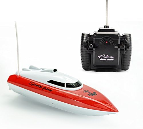 RC Boat Remote Control High Speed Electric Race Boat for Kids Toy -Red