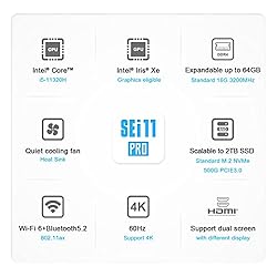 Beelink Sei11 Intel 11th i5 11320H Upto