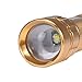 Start Gold Durable Protable Zoomable 3 Modes 3000 Lumen CREE XML T6 LED Focus 18650 Flashlight