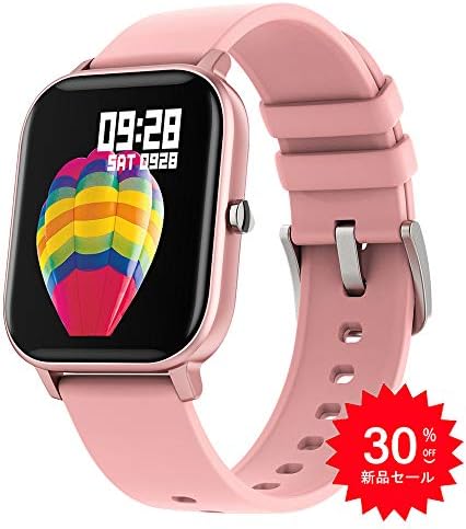 スマートウォッチ レディース 2020 スマートブレスレット GPS IP67防水 活動量計 歩数計 多機能腕時計 Line/Facebook/Twitter/着信通知 iPhone&Android対応 日本語 ピンク