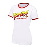WWE Ronda Rousey Rowdy Ronda Rousey Women's T-Shirt White Small